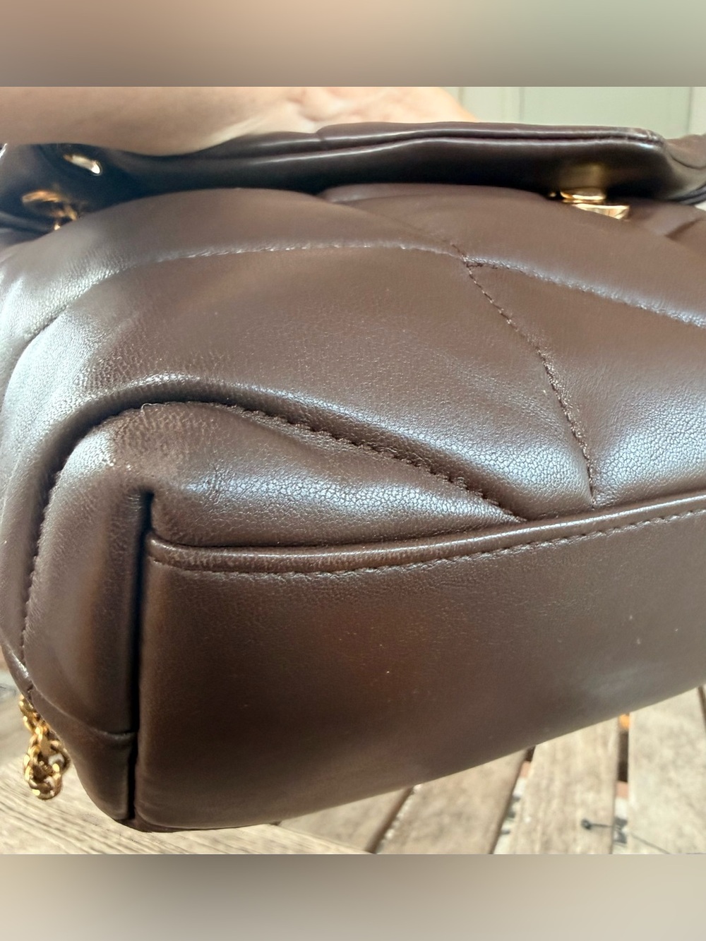 Saint Laurent YSL Loulou Puffer Medium Dark Ganache Lambskin Shoulder Bag - Picture 14 of 16